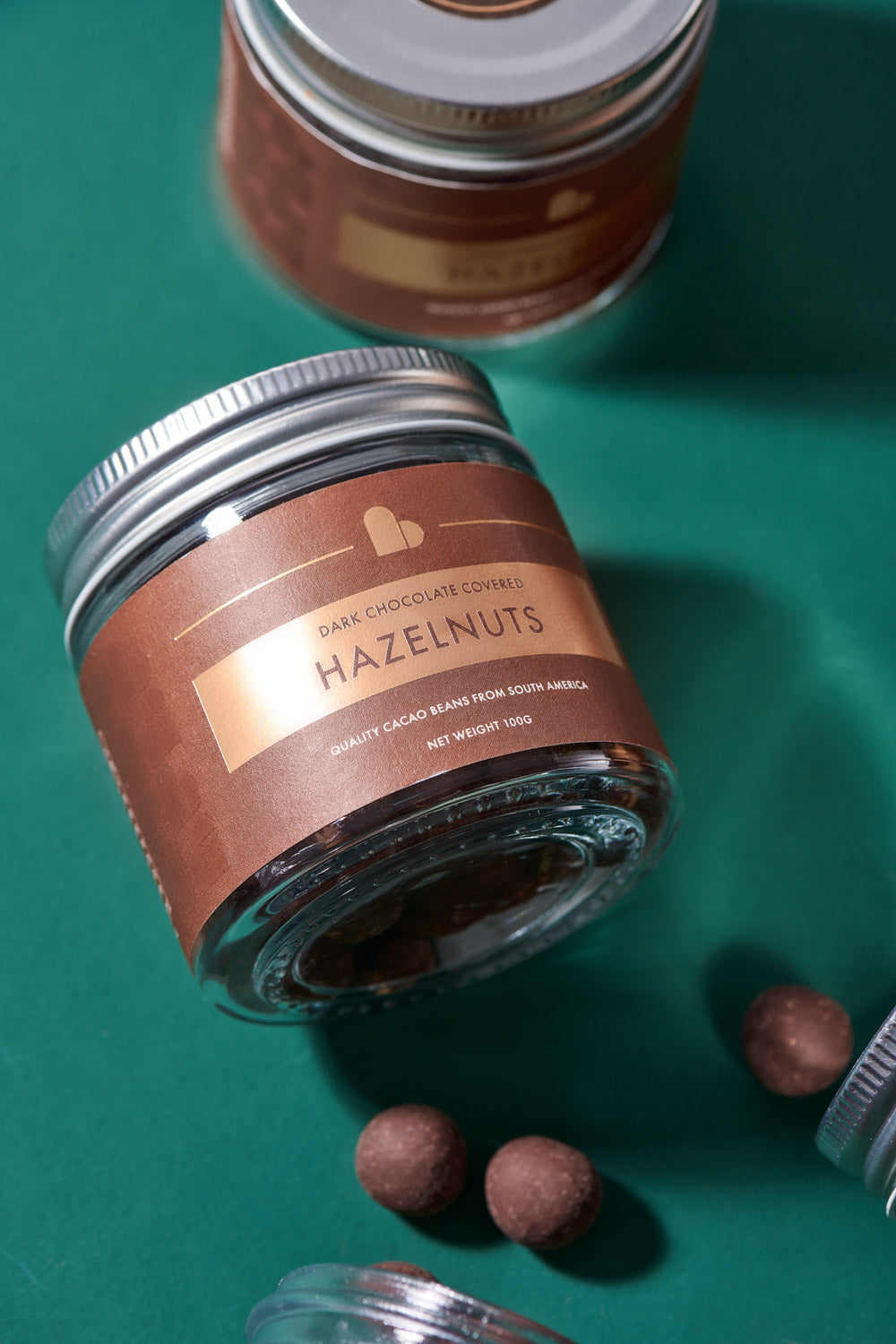 Dark Chocolate Covered Hazelnuts CACAOLAB