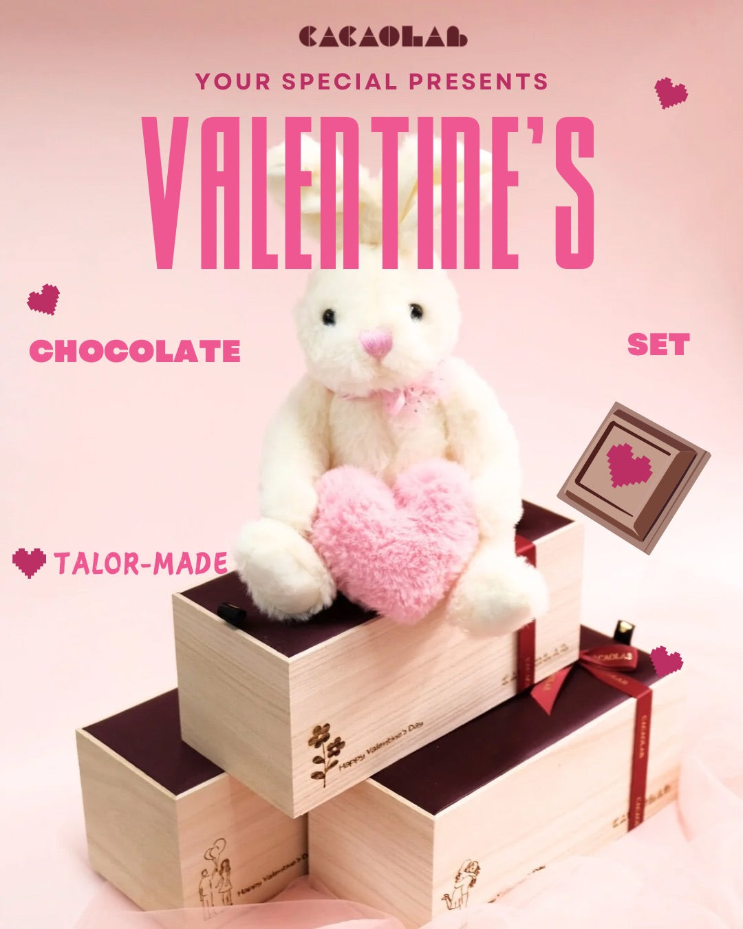 Cacao Valentine's Chocolate Set