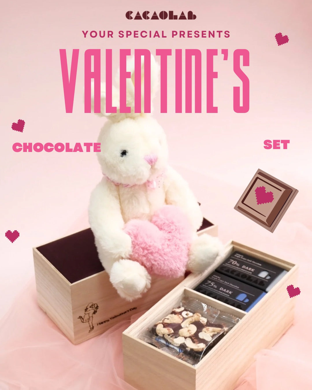 Cacao Valentine's Chocolate Set